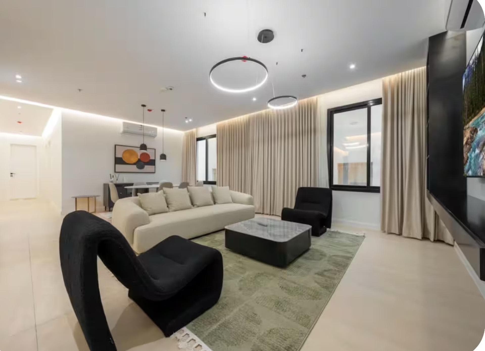 3 Bedroom Living Room Alajlan Rivera property view