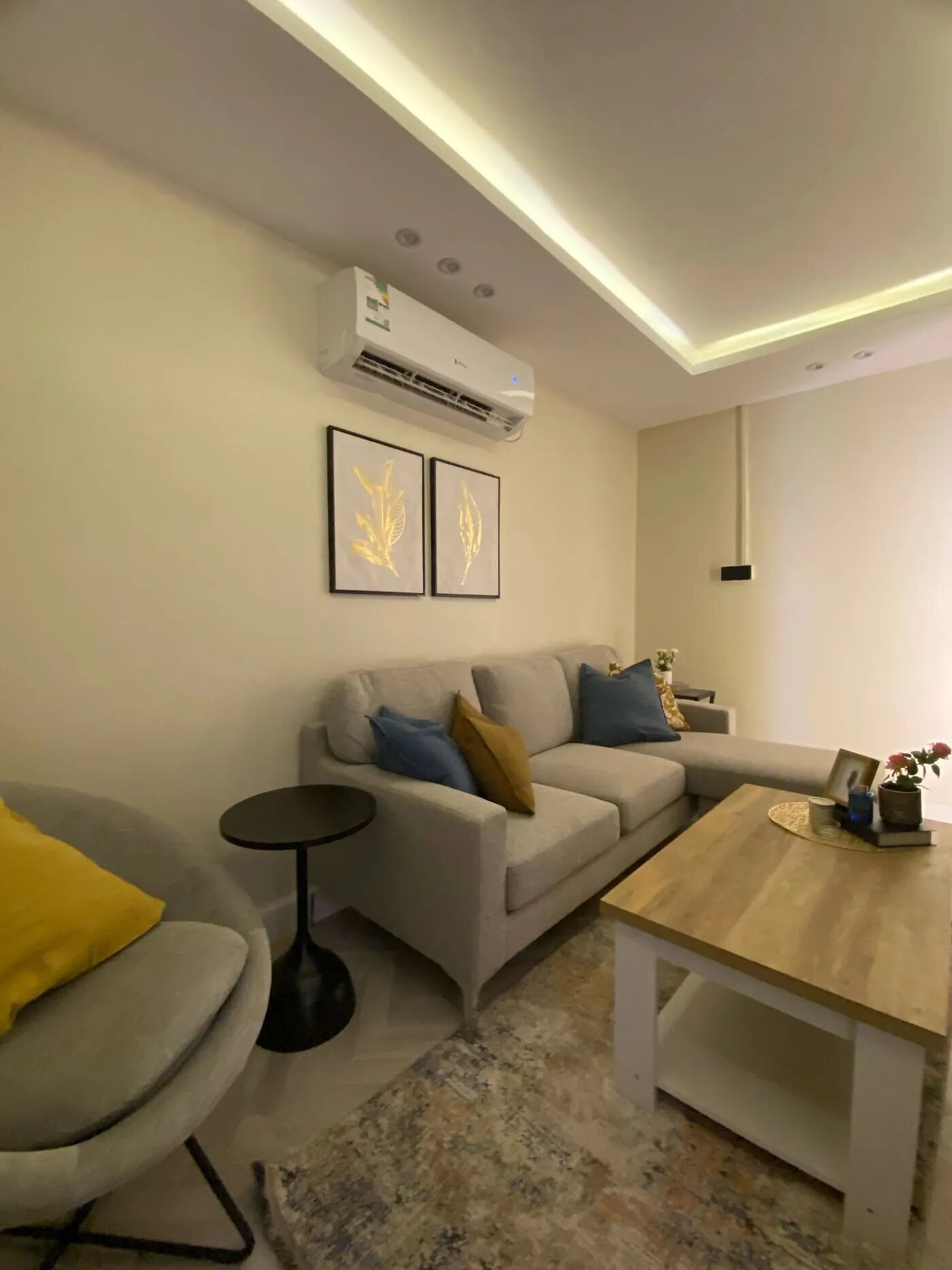 شقة بغرفة نوم وصالة بدخول ذكي 9