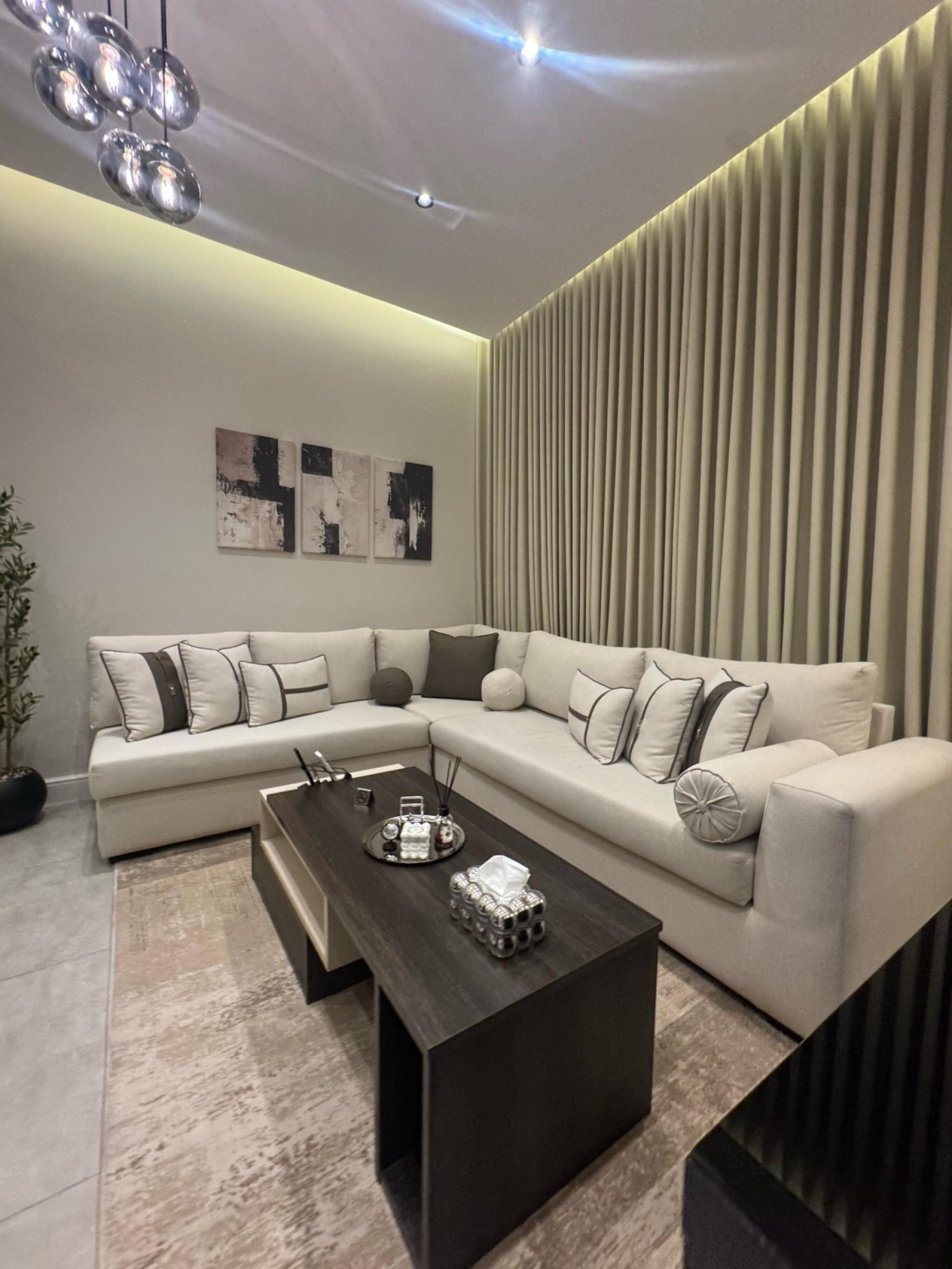 شقة فندقية بغرفة نوم وصالة دخول ذاتي 6