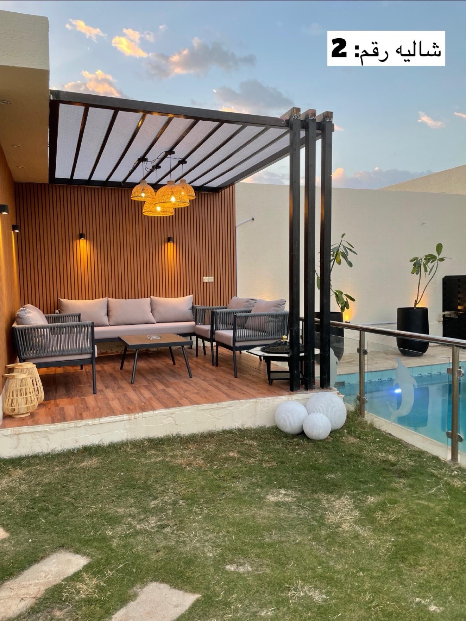 شاليه بمسطح اخضر 11