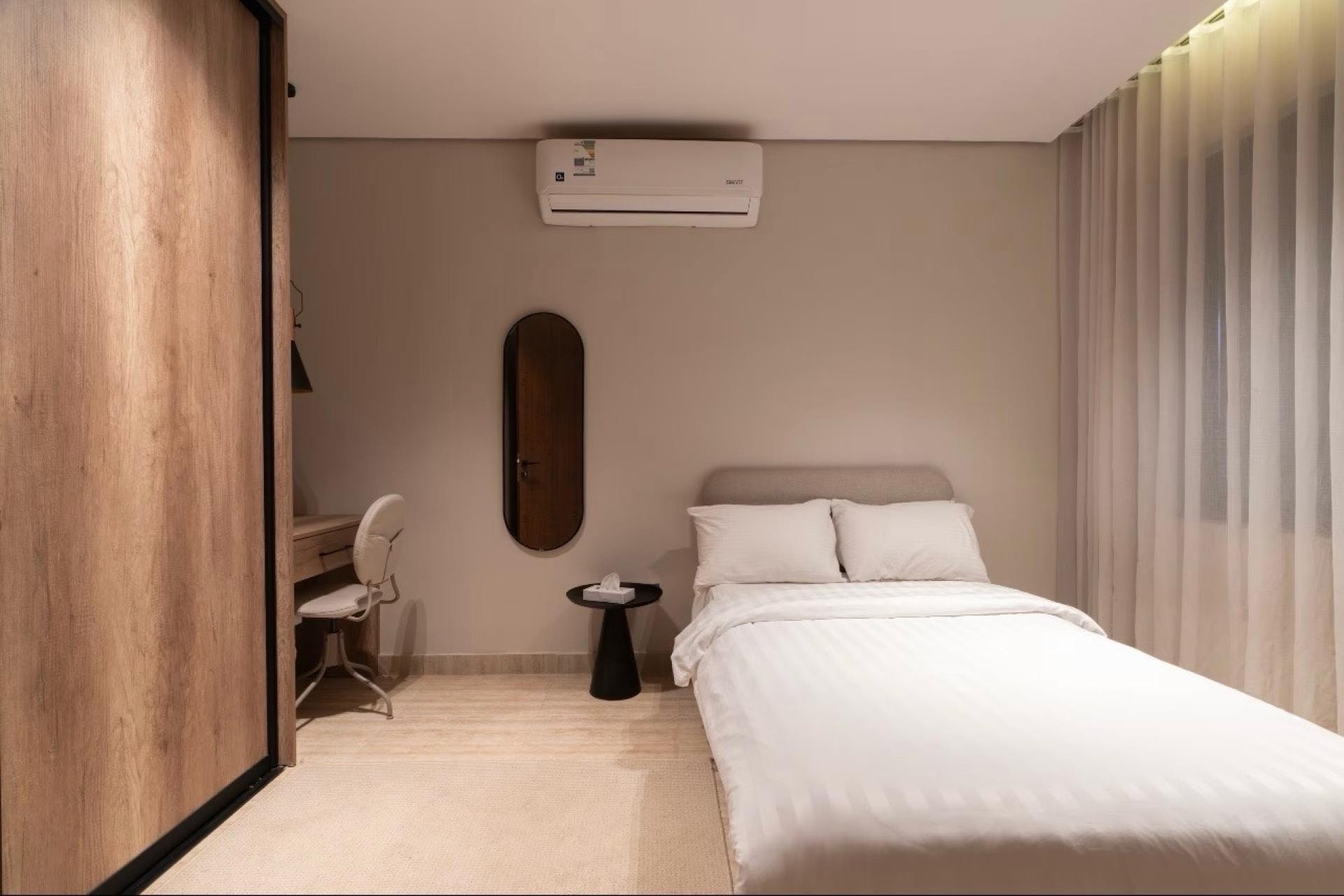 شقة فاخرة3 غرف نوم وجلسة خارجية 9