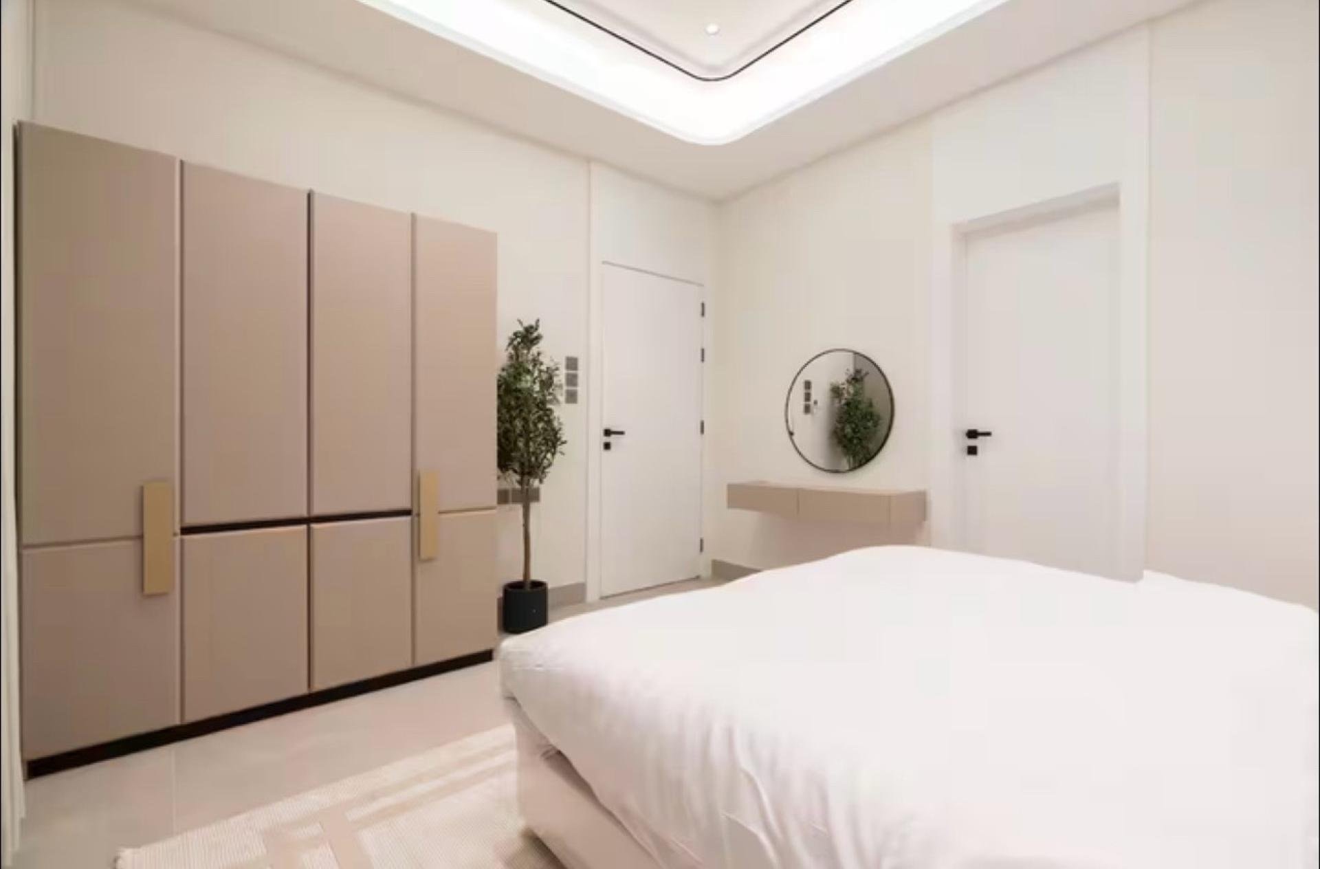 شقة فاخرة بغرفتين نوم وسينما منزلية 5