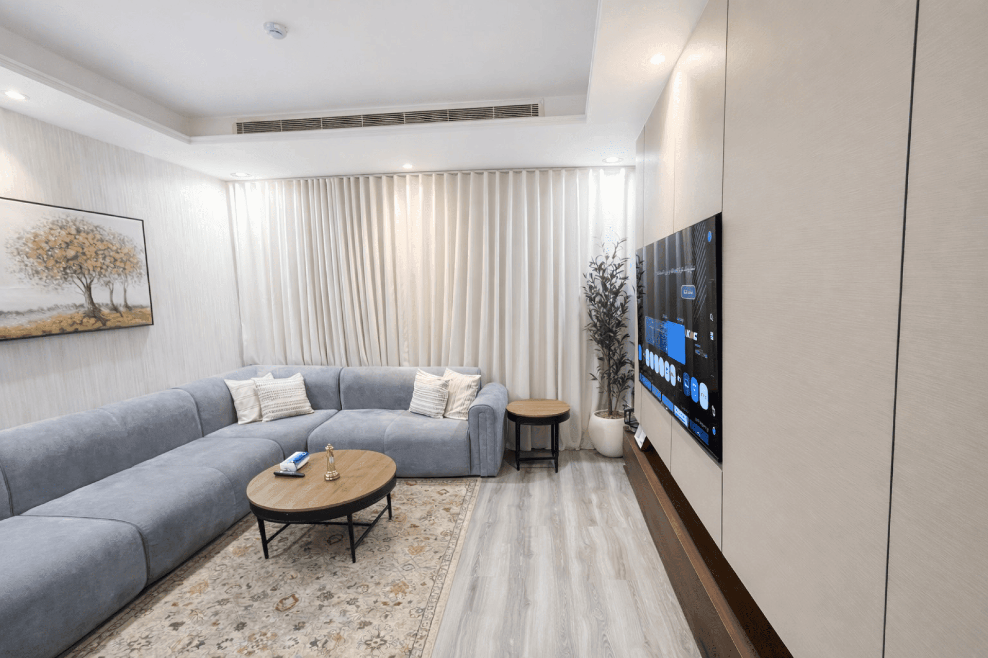 شقة بغرفتين نوم وصالة 5