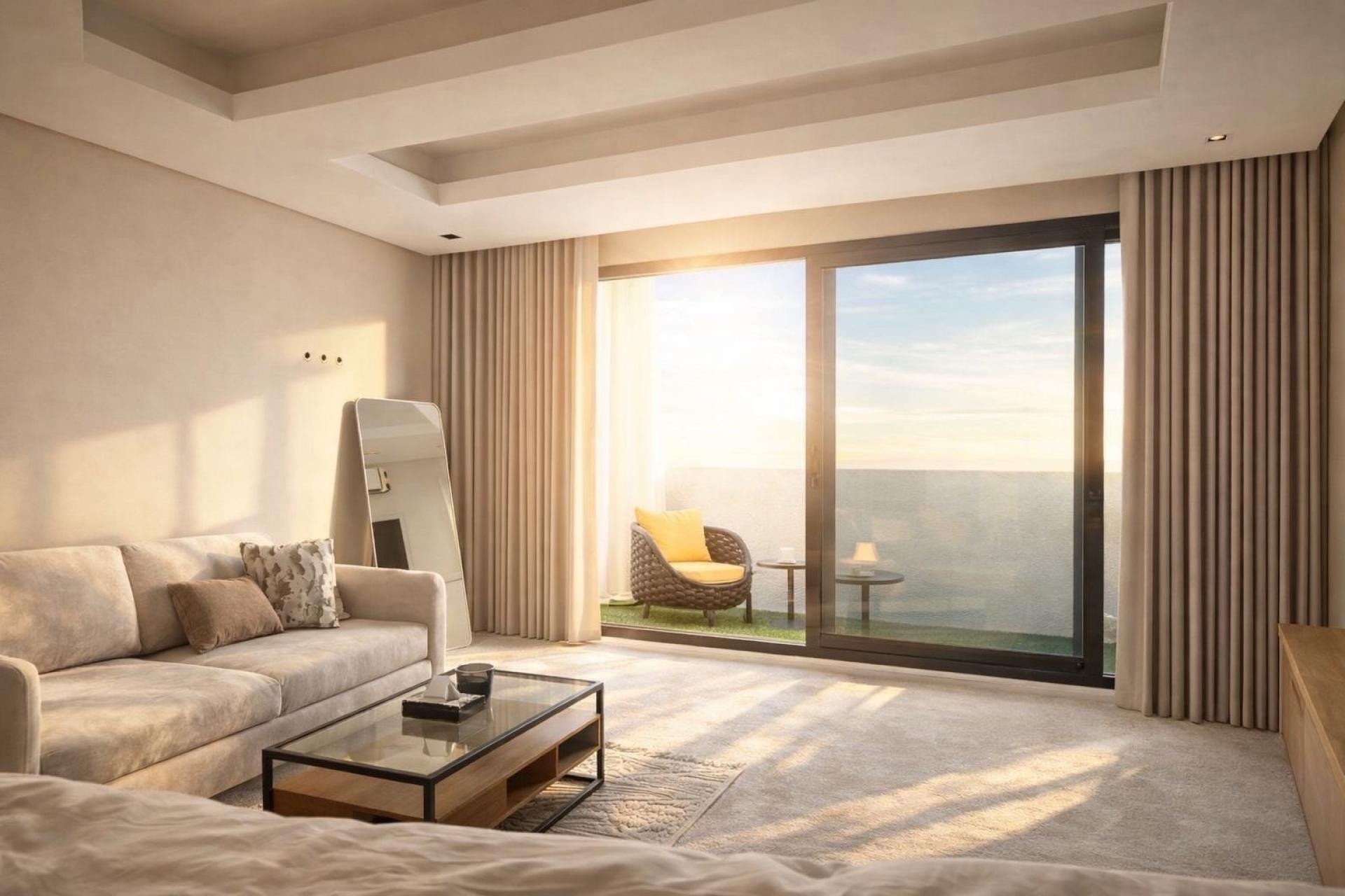 شقة بجلسة خارجية 1