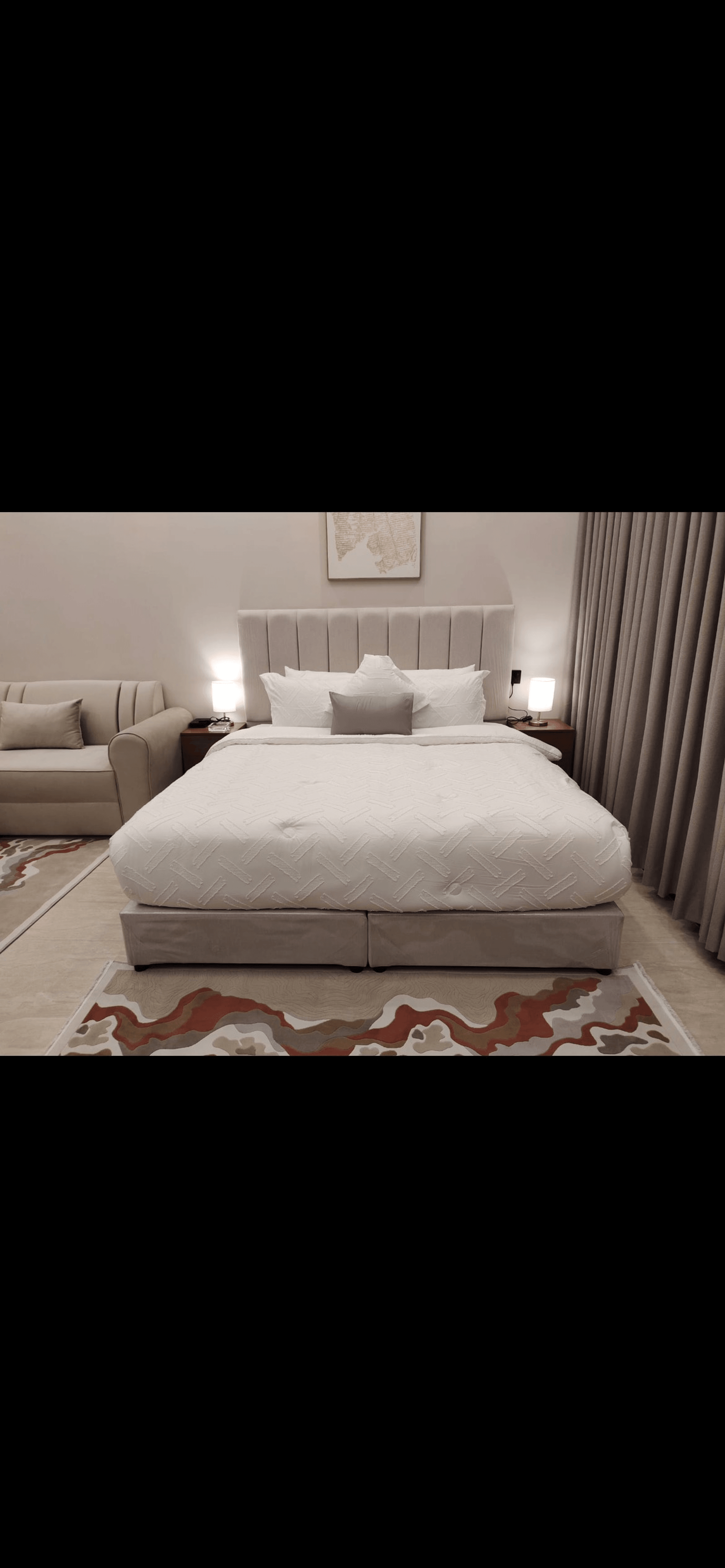 استوديو بسرير ماستر وجلسه جانبيه, حي العقيق, الرياض 1