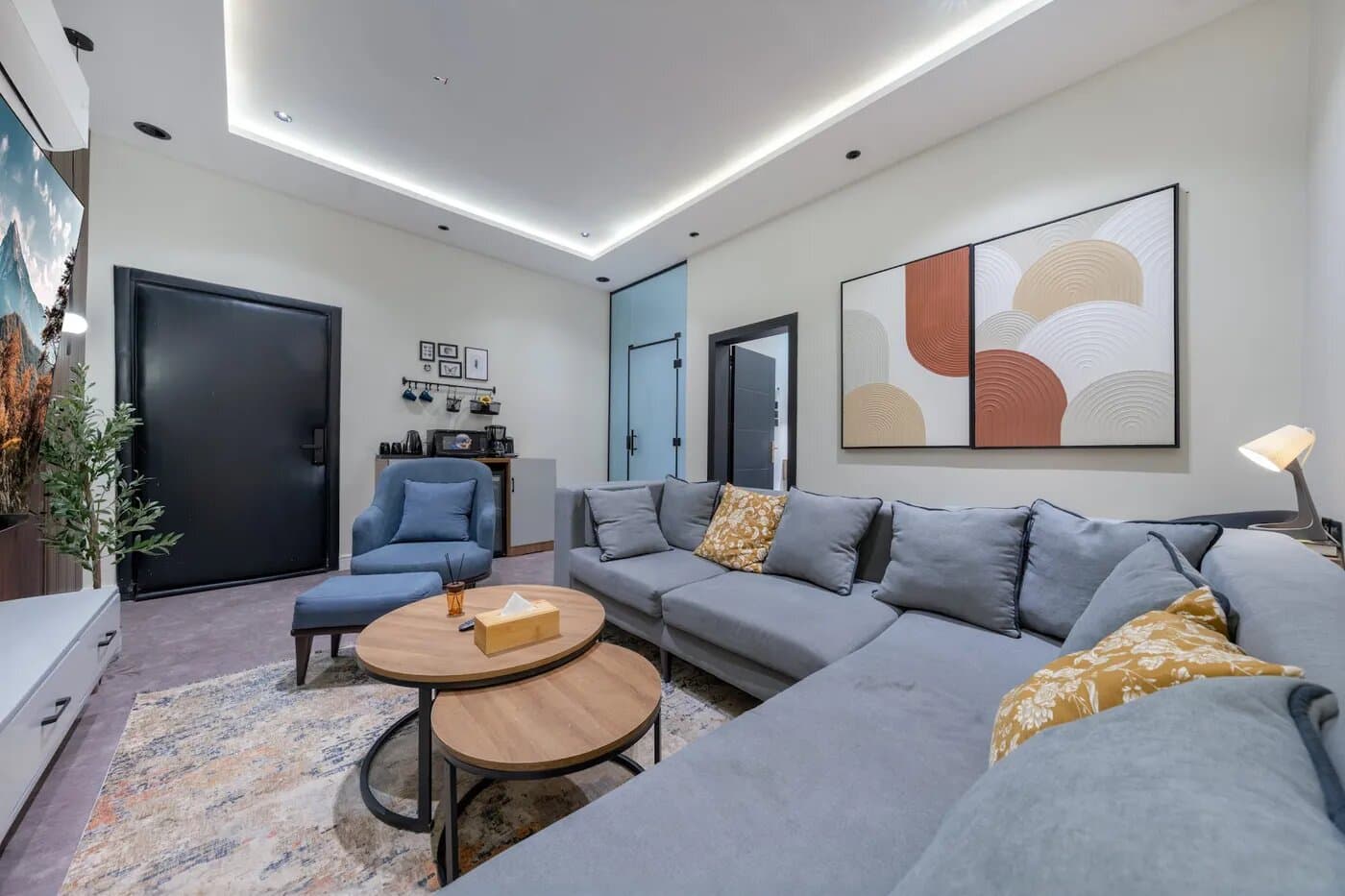 شقة بصالة وغرفة نوم دخول ذاتي 10