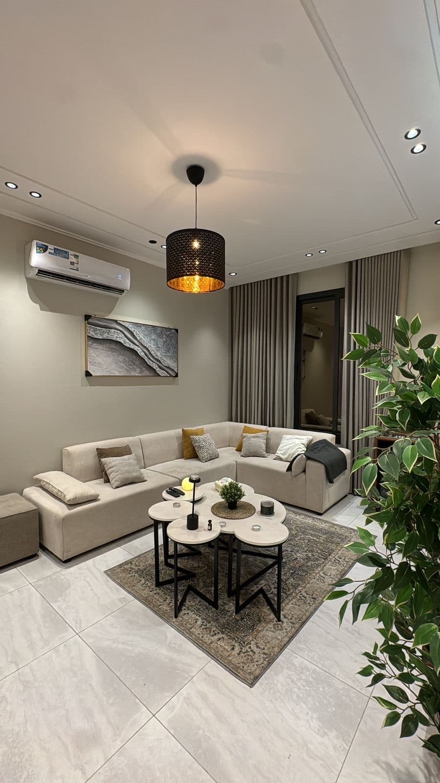 شقة غرفة وصاله مريحه 4