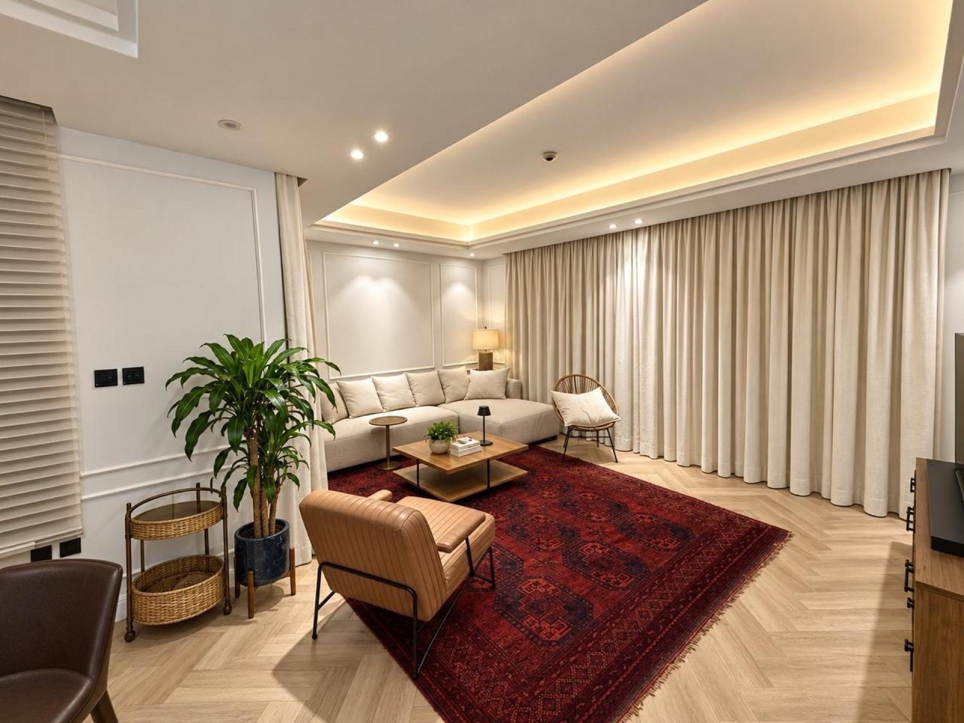 شقة بجلسة خارجية حي الندى, حي الندى, Riyadh 3