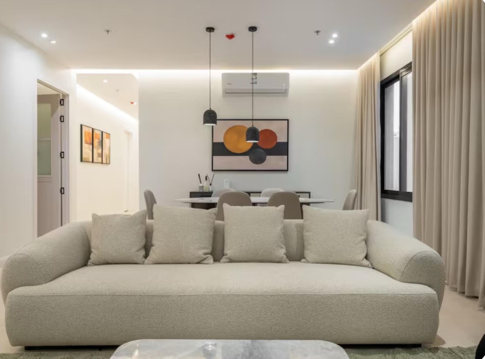 3 Bedroom Living Room Alajlan Rivera, حي الملقا, Riyadh 4
